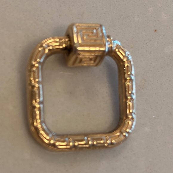 Marla Aaron 14K Etched Meander Lock Charm (OS) - Picture 3 of 9